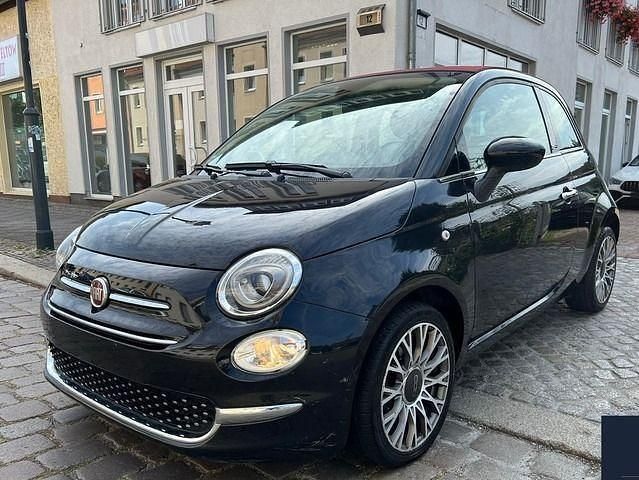 Schwarz Gebraucht 2018 Fiat 500C Lounge Cabrio | 9.900 € (Fairer Preis) - Bild 1/4