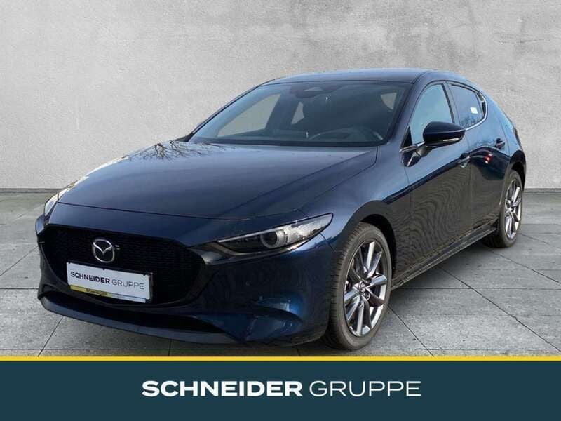 Deep crystal blue Neu 2025 Mazda 3 Limousine | 28.990 € (Fairer Preis) - Bild 1/4