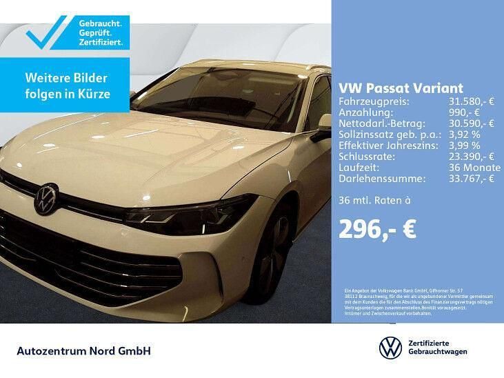 Weiss Gebraucht 2024 VW Passat Business Kombi | 31.580 € (Etwas zu teuer) - Bild 1/4
