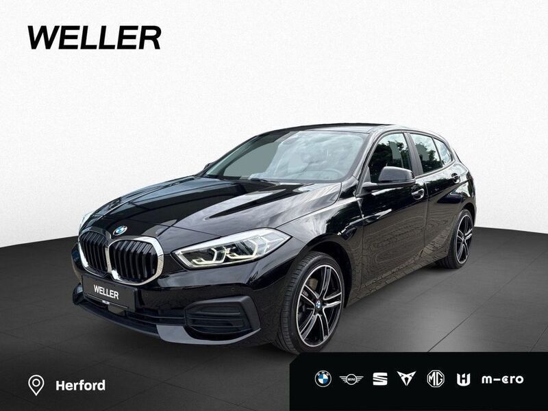 Schwarz (schwarz) Gebraucht 2022 BMW 118 Advantage Kleinwagen | 23.880 € (Fairer Preis) - Bild 1/4