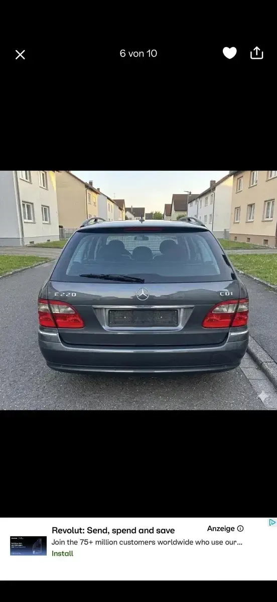Gebraucht Mercedes E220 170 PS (125 kW) 2008 Grau Kombi