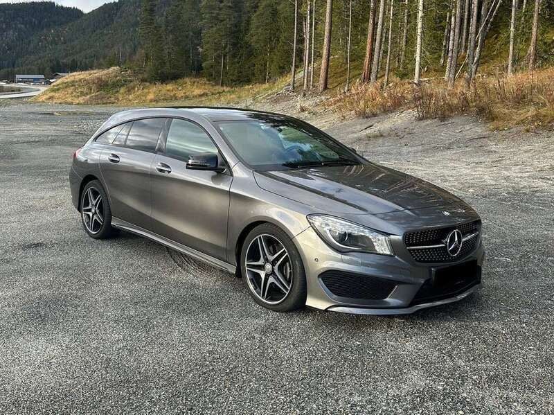Grau Gebraucht 2015 Mercedes CLA180 Shooting Brake AMG line Kombi | 15.450 € (Fairer Preis) - Bild 1/4
