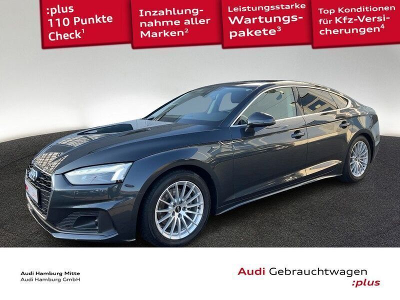 Manhattangrau metallic Gebraucht 2022 Audi A5 Sportback Ambiente Limousine | 34.880 € (Fairer Preis) - Bild 1/3