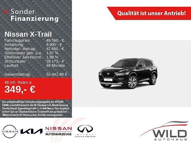 Schwarz Neu 2025 Nissan X-Trail Tekna+ SUV | 46.790 € - Bild 1/4