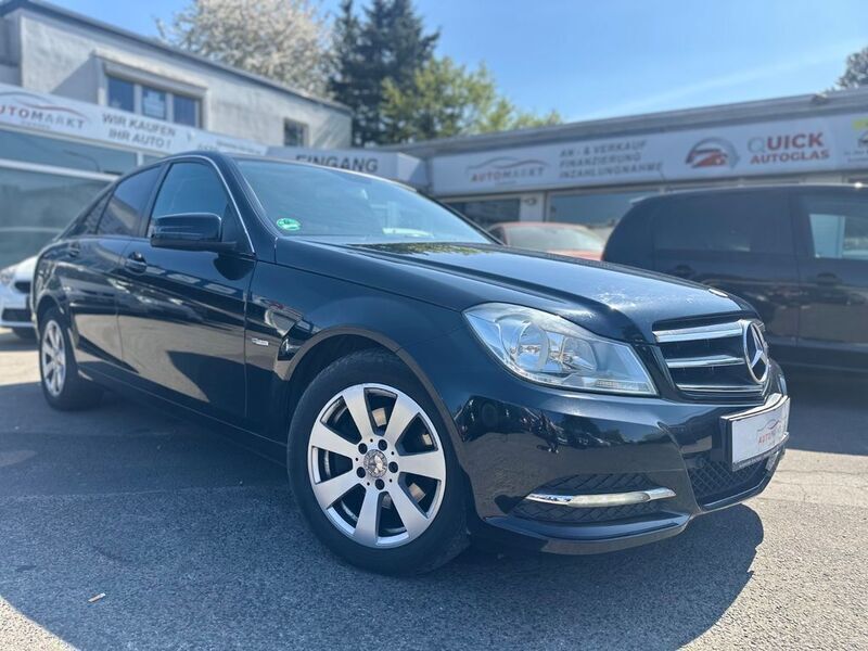 Schwarz Gebraucht 2013 Mercedes C220 Limousine | 10.490 € (Fairer Preis) - Bild 1/4