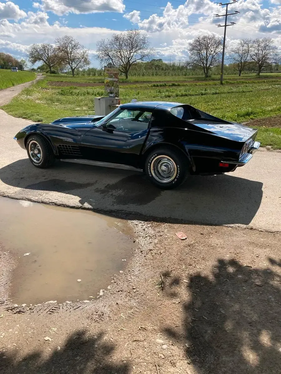 Gebraucht Corvette C3 235 PS (172 kW) 1970 Schwarz Coupé