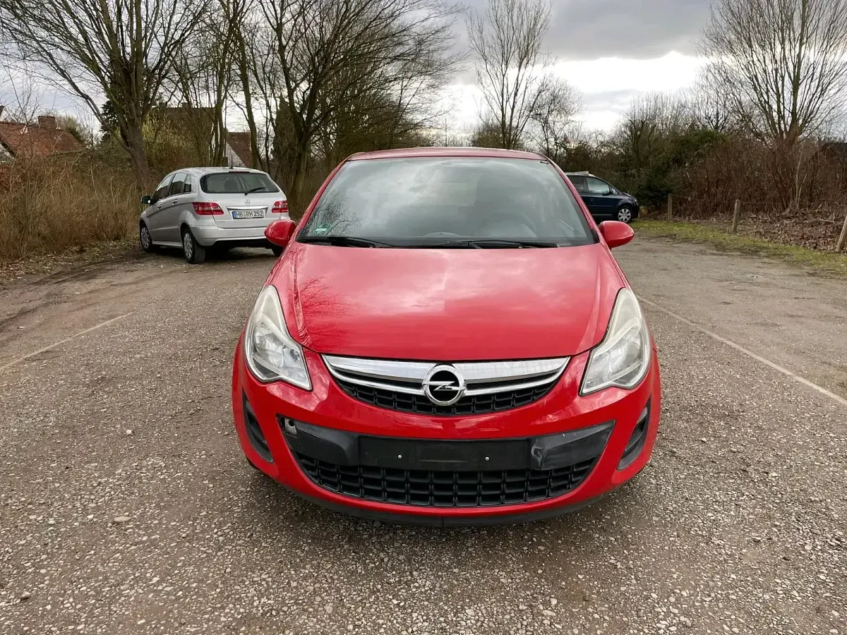 Gebraucht Opel Corsa 69 PS (50 kW) 2011 Rot Kleinwagen