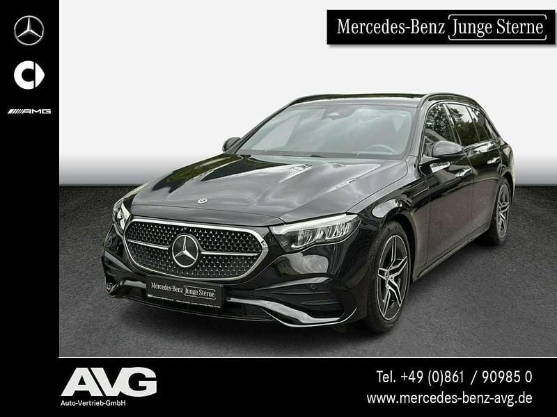 Lack obsidianschwarz Gebraucht 2024 Mercedes E220 AMG Kombi | 46.990 € (Guter Preis) - Bild 1/4