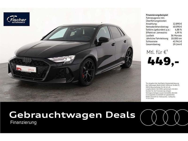 Schwarz Gebraucht 2025 Audi RS3 Sport Limousine | 64.980 € (Fairer Preis) - Bild 1/4
