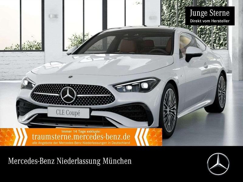 Weiß Gebraucht 2024 Mercedes CLE300 Advanced Plus Coupé | 59.990 € - Bild 1/3
