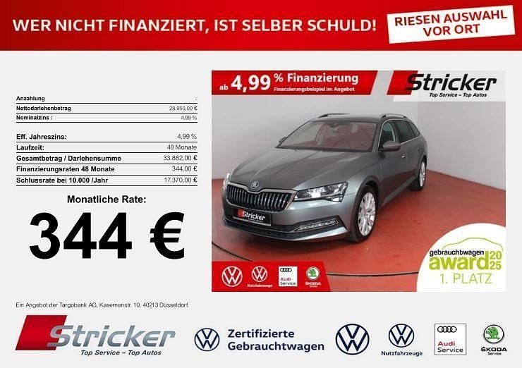 Gebraucht Skoda Superb Style 200 PS (147 kW) 2022 Graphitegrau metallic (metallic) Kombi