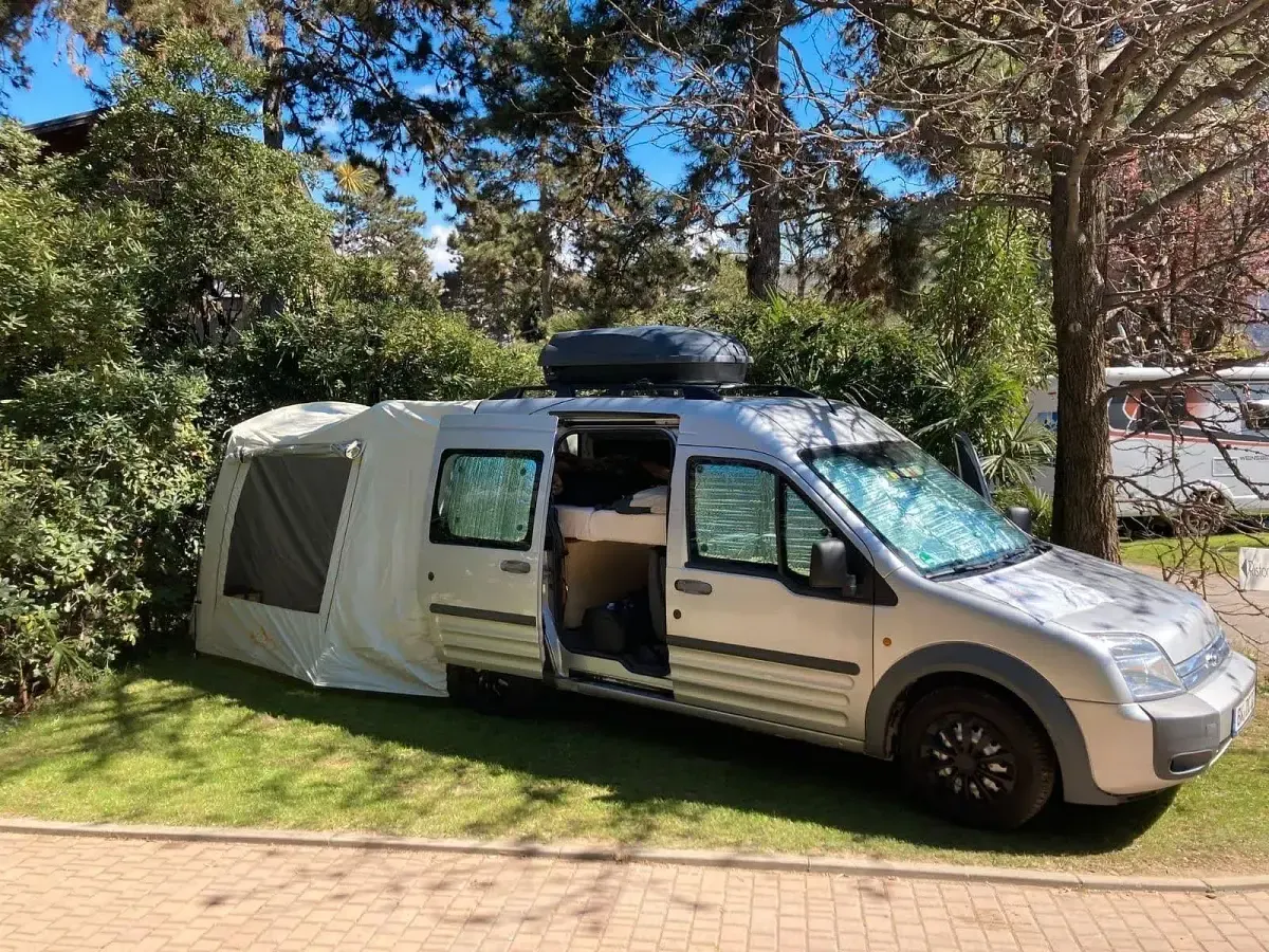 Gebraucht Ford Tourneo 95 PS (69 kW) 2006 Silber Van / Kleinbus