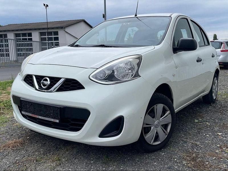 Weiß Gebraucht 2014 Nissan Micra Kleinwagen | 1.990 € (Superpreis) - Bild 1/4