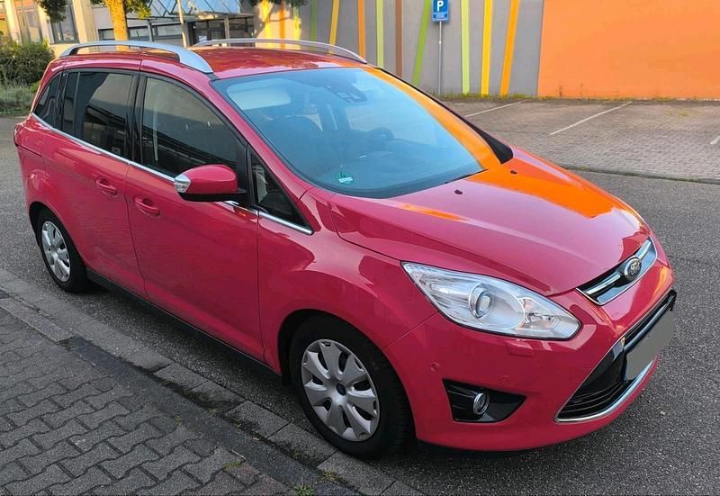 Rot Gebraucht 2013 Ford Grand C-Max Titanium Van / Kleinbus | 7.000 € (Guter Preis) - Bild 1/4