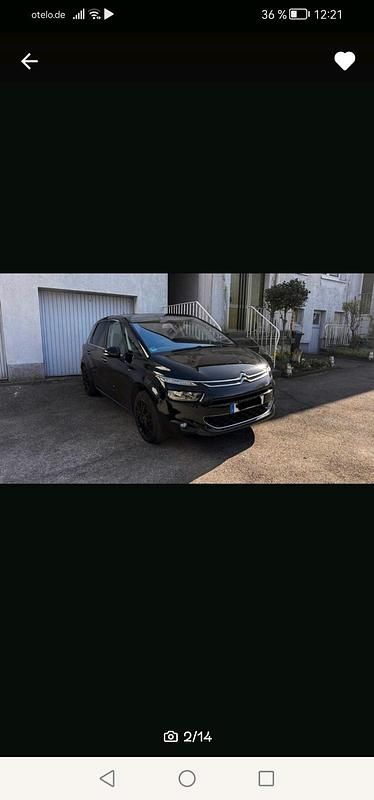 Schwarz Gebraucht 2016 Citroën C4 Picasso Van / Kleinbus | 11.100 € (Etwas zu teuer) - Bild 1/4