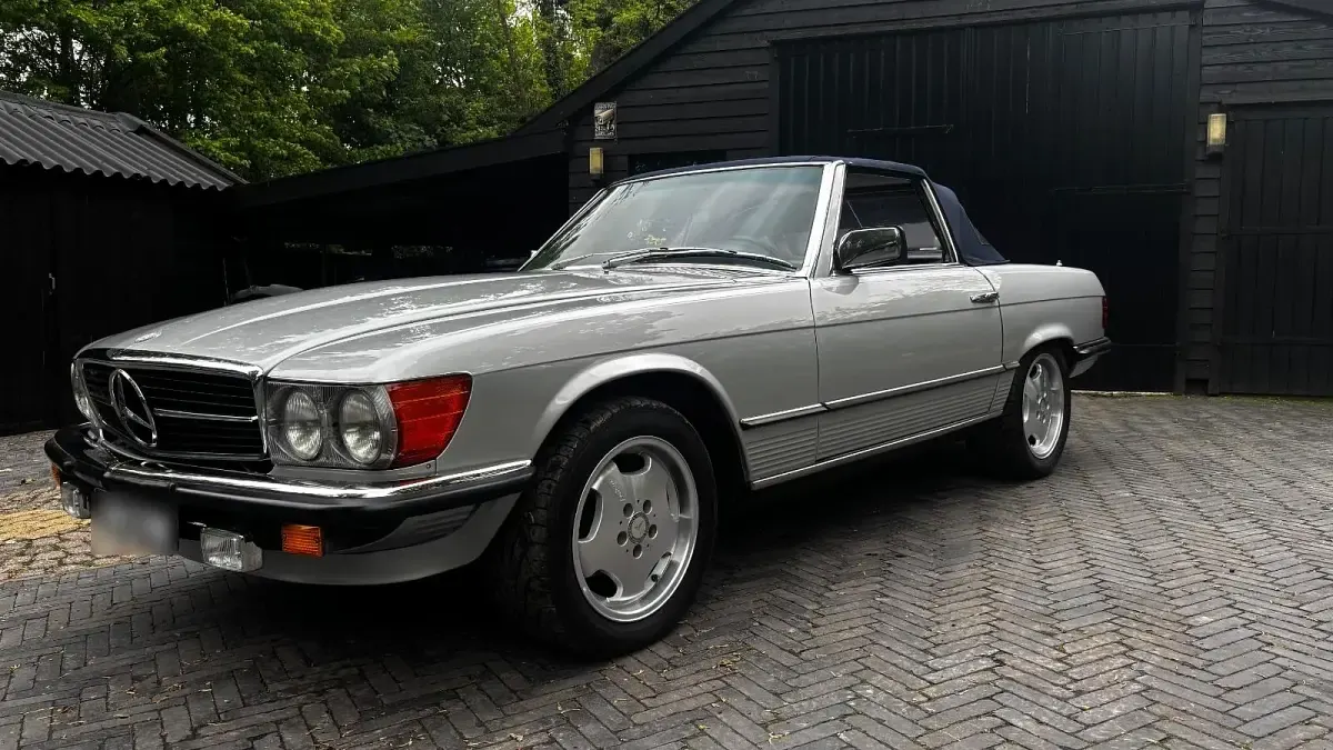 Gebraucht Mercedes SL380 1981 Silber Cabrio