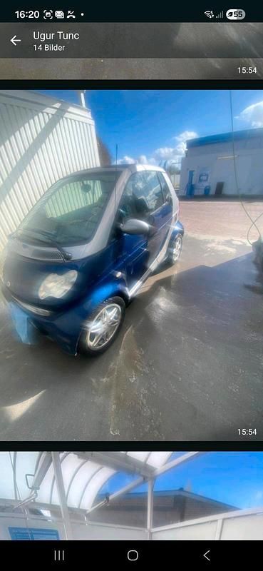 Gebraucht Smart ForTwo Cabrio 61 PS (44 kW) 2005 Blau Cabrio