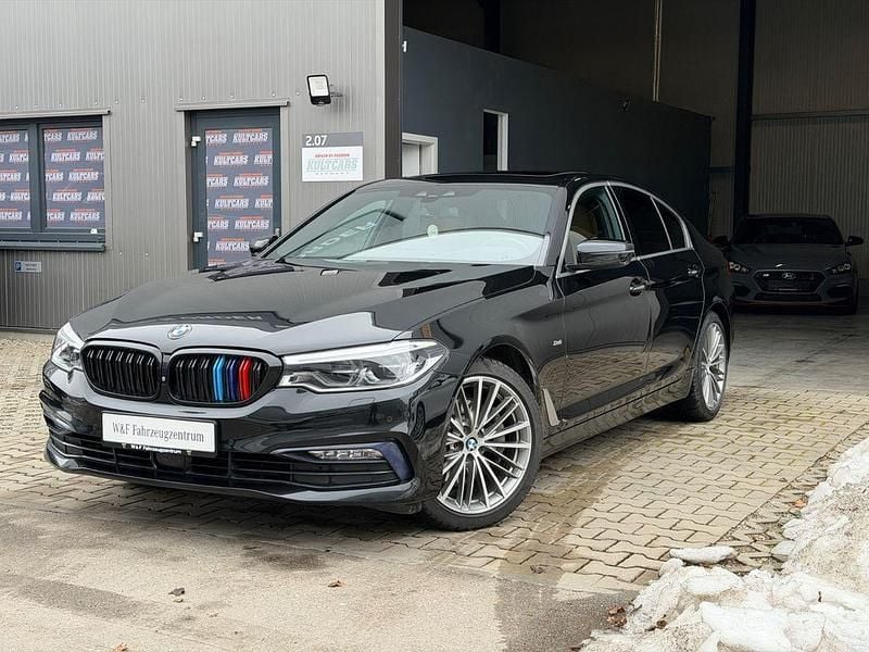 Schwarz Gebraucht 2017 BMW 530 Sport Line Limousine | 28.590 € (Etwas zu teuer) - Bild 1/4