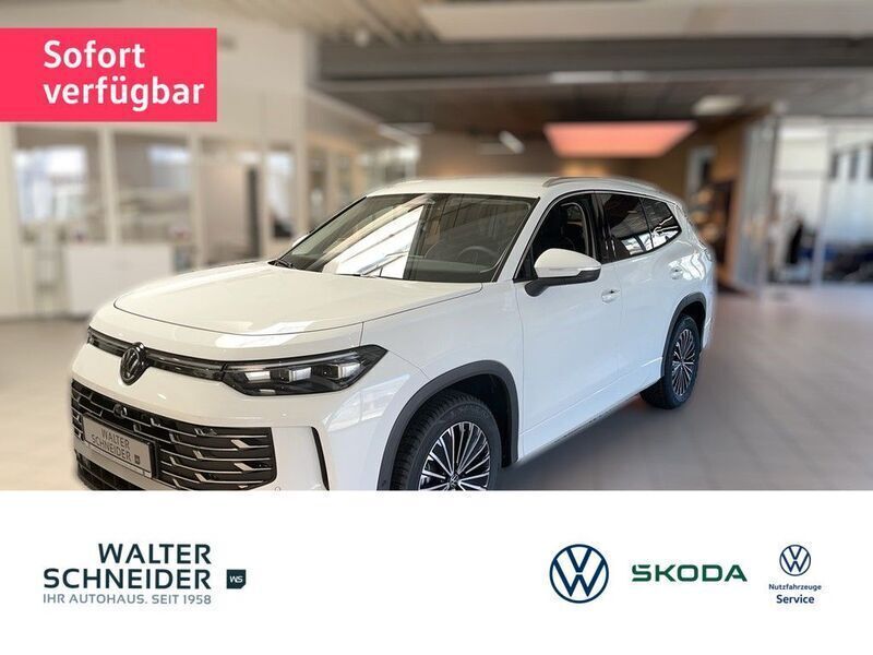 Pure white Neu 2025 VW Tayron Elegance SUV | 58.315 € - Bild 1/4