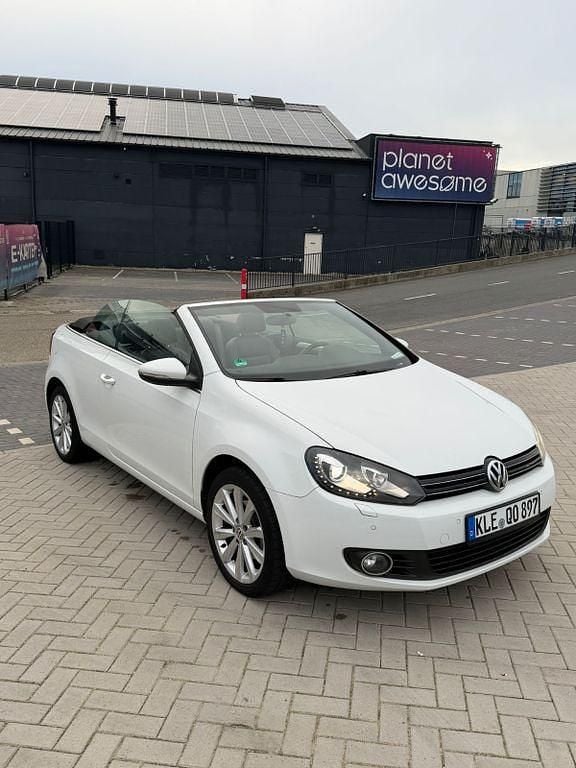 Gebraucht VW Golf Cabriolet 105 PS (77 kW) 2012 Weiß Cabrio