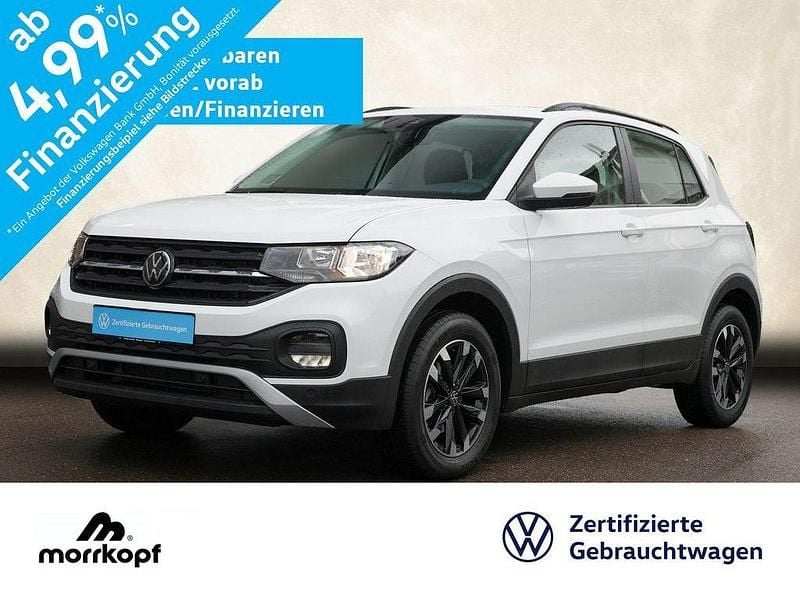 Gebraucht VW T-Cross Basis 110 PS (80 kW) 2023 Pure white (weiß), uni SUV