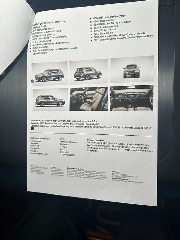 Gebraucht BMW X3 xLine 258 PS (189 kW) 2016 SUV