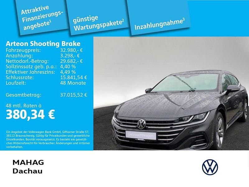 Grau Gebraucht 2022 VW Arteon R-line Limousine | 32.980 € (Fairer Preis) - Bild 1/3