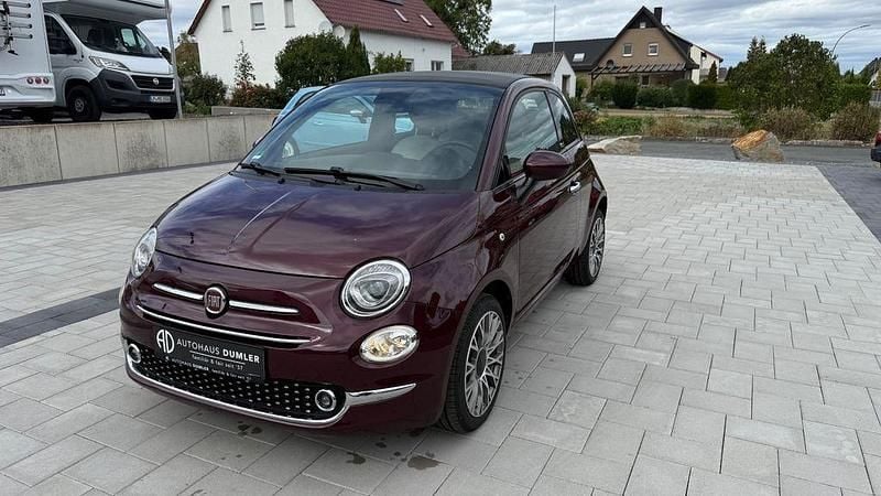 Rot Gebraucht 2020 Fiat 500C Star Cabrio | 9.490 € (Superpreis) - Bild 1/4