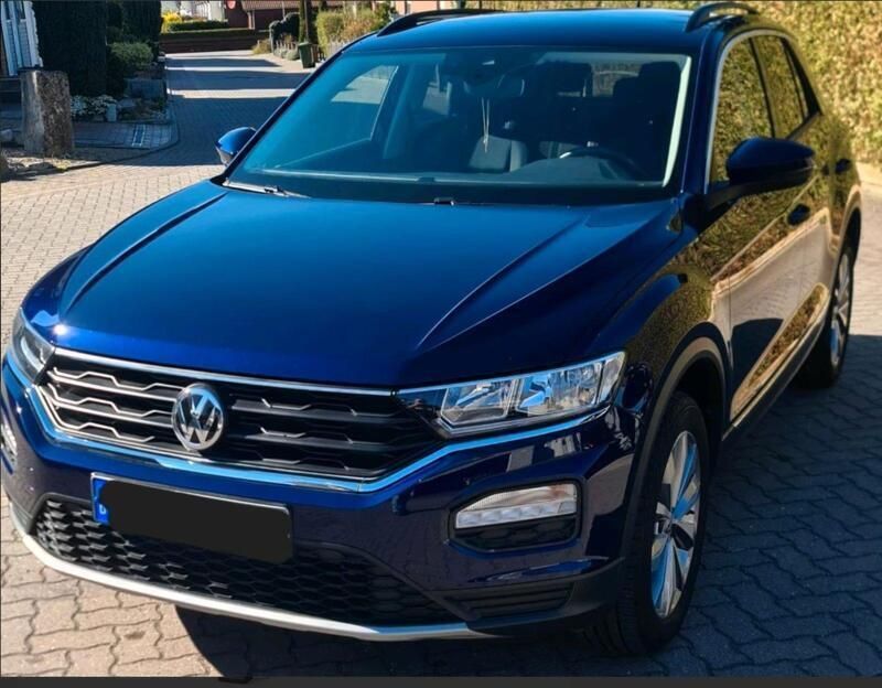 Blau Gebraucht 2019 VW T-Roc Style SUV | 18.750 € (Guter Preis) - Bild 1/4