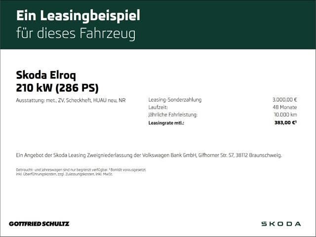 Neu Skoda Elroq Loft 210 kW (286 PS) 2026 Schwarz SUV