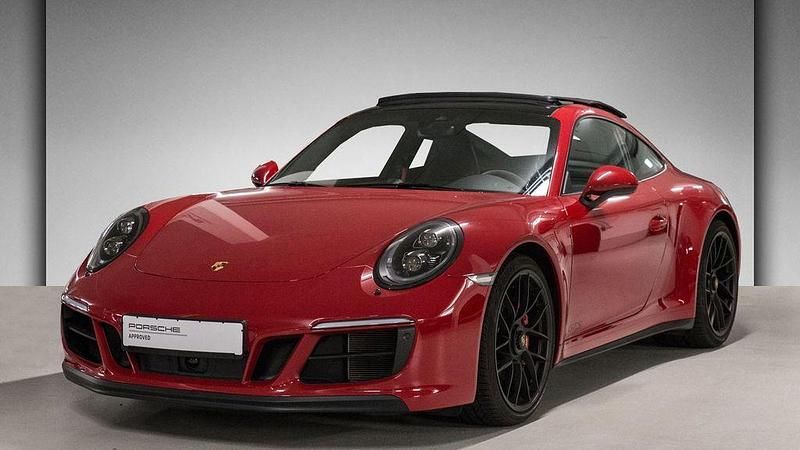 Rot Gebraucht 2018 Porsche 911 Carrera GTS Coupé | 116.542 € (Superpreis) - Bild 1/4