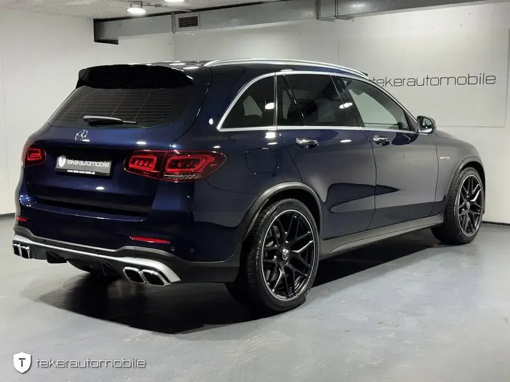 Gebraucht Mercedes GLC63 AMG AMG 476 PS (350 kW) 2021 Cavansitblau  lack SUV