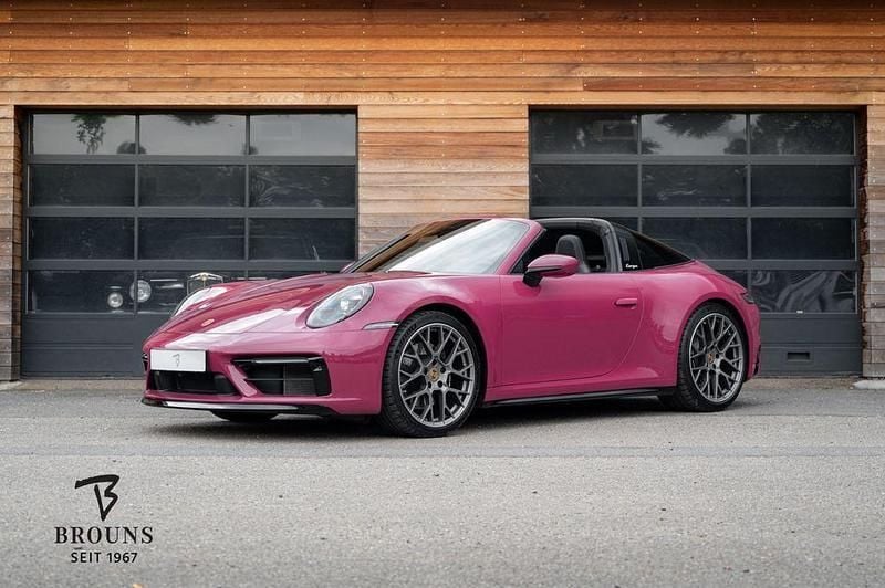 Violett Gebraucht 2023 Porsche 911 Targa 4S Cabrio | 159.992 € (Guter Preis) - Bild 1/4