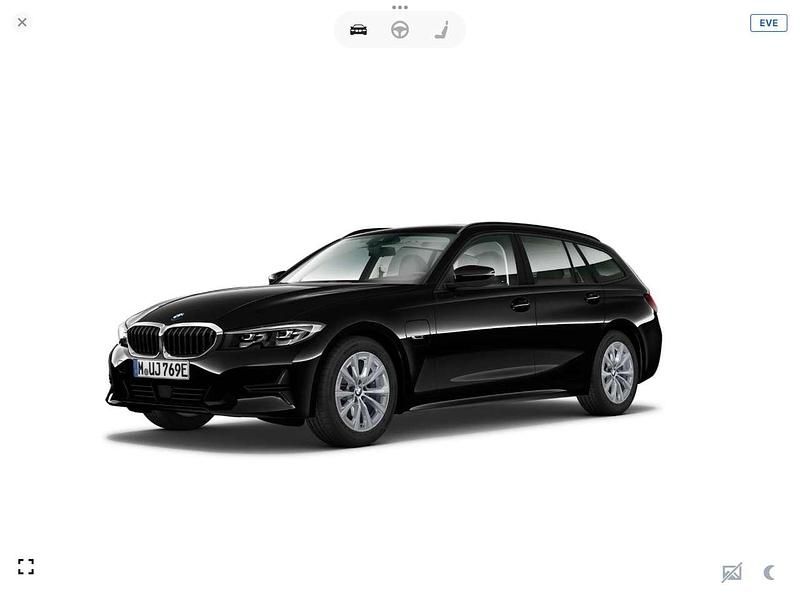 Schwarz Gebraucht 2022 BMW 320e Advantage Kombi | 22.640 € (Fairer Preis) - Bild 1/4