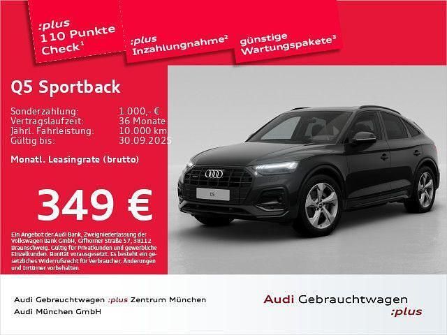 Mythosschwarz metallic Gebraucht 2024 Audi Q5 Sportback Advanced SUV | 51.604 € (Etwas zu teuer) - Bild 1/2