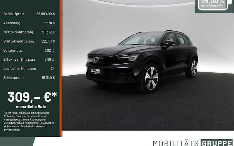 Schwarz Gebraucht 2022 Volvo EX40 Core SUV | 26.890 € (Fairer Preis) - Bild 1/4