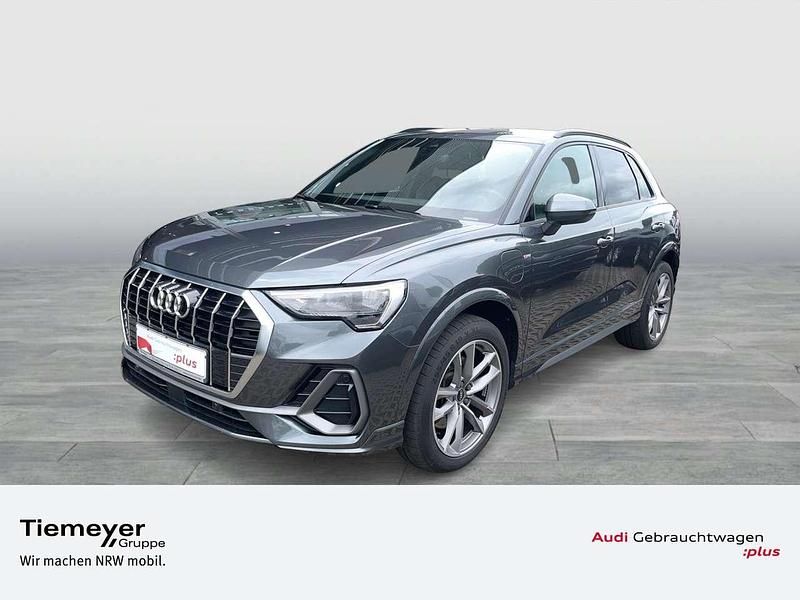 Grau Gebraucht 2022 Audi Q3 S-Line SUV | 37.480 € (Teuer) - Bild 1/4