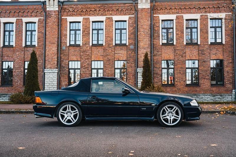 Gebraucht Mercedes SL600 394 PS (289 kW) 1993 Blau Cabrio