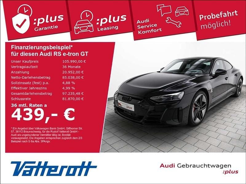 Mythosschwarz metallic (metallic) Gebraucht 2023 Audi e-tron SUV | 105.990 € - Bild 1/4