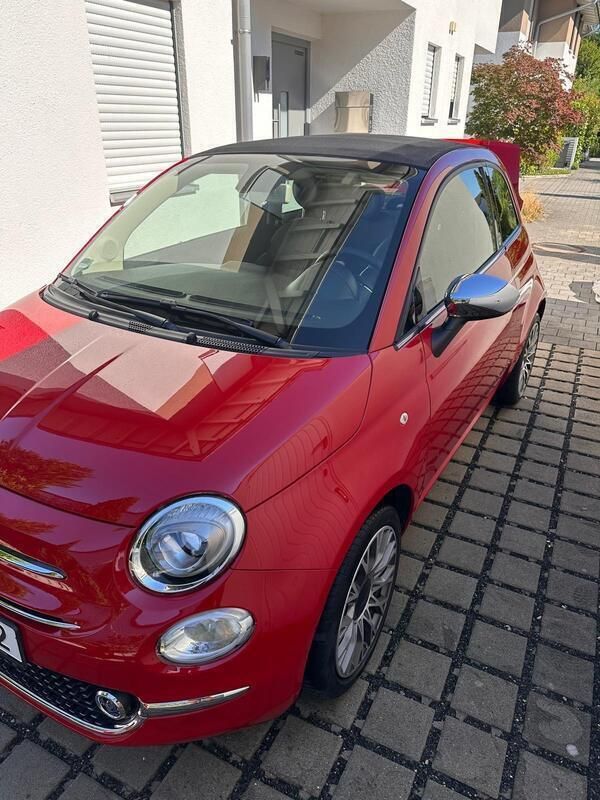 Rot Gebraucht 2019 Fiat 500 Cabrio | 11.000 € - Bild 1/4