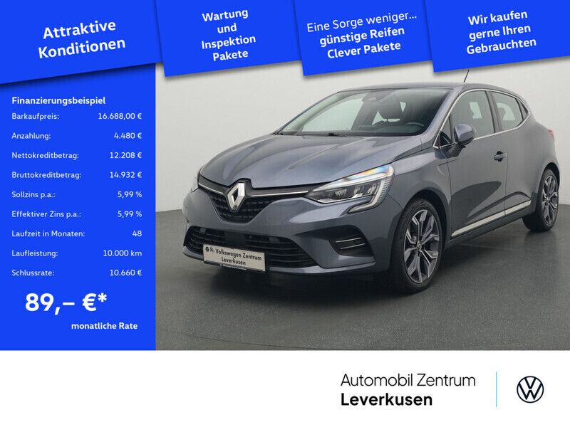 Grau Gebraucht 2019 Renault Clio V Intens Kleinwagen | 16.688 € (Fairer Preis) - Bild 1/4