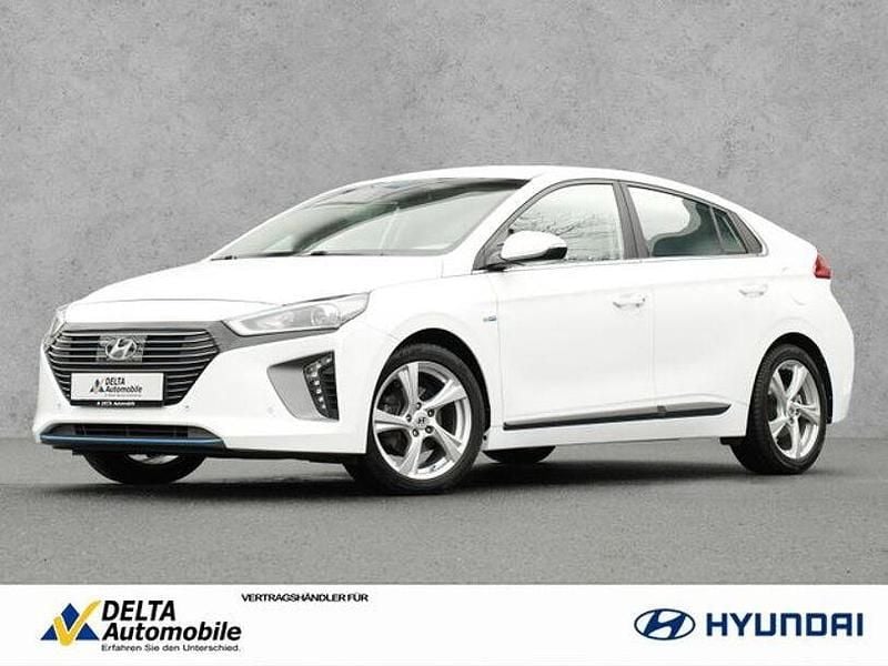 Polar white / sol Gebraucht 2019 Hyundai Ioniq Premium Kleinwagen | 16.790 € (Guter Preis) - Bild 1/4