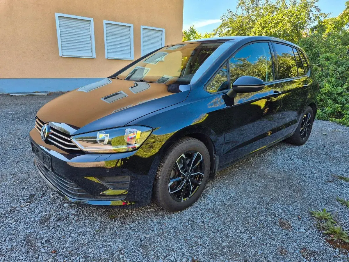 Gebraucht VW Golf Sportsvan Comfortline 150 PS (110 kW) 2014 Schwarz Van / Kleinbus