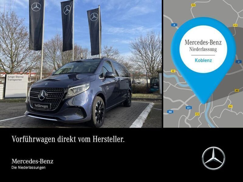Blau Gebraucht 2024 Mercedes V300 Avantgarde Van / Kleinbus | 80.385 € (Teuer) - Bild 1/4