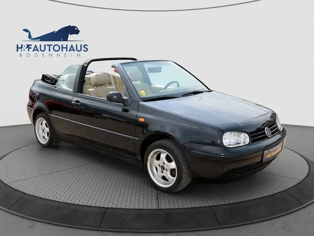 Gebraucht VW Golf Cabriolet Comfortline 101 PS (74 kW) 1999 Schwarz Cabrio