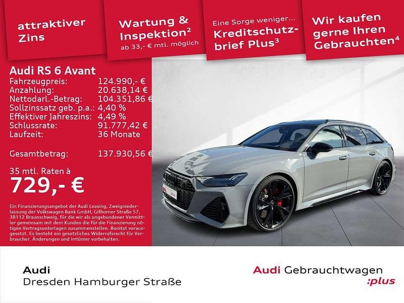 Gebraucht Audi RS6 Sport 600 PS (441 kW) 2025 Nardograu Kombi