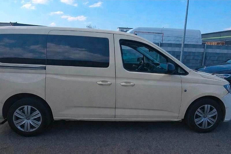 Gebraucht VW Caddy 120 PS (88 kW) 2022 Beige Van / Kleinbus