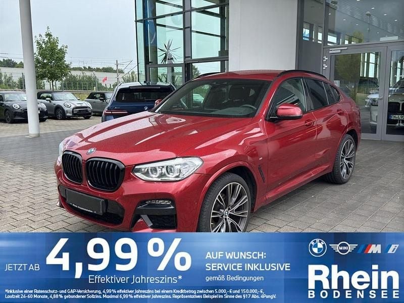Rot Gebraucht 2020 BMW X4 M Sport SUV | 32.350 € (Superpreis) - Bild 1/4