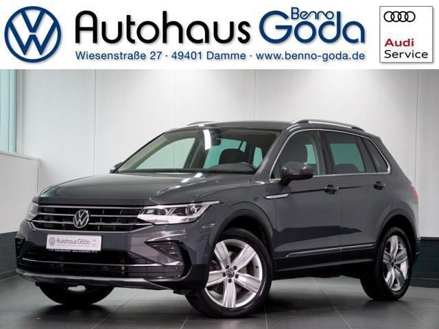 Delfingrau (metallic) Gebraucht 2020 VW Tiguan Elegance SUV | 31.950 € (Teuer) - Bild 1/4