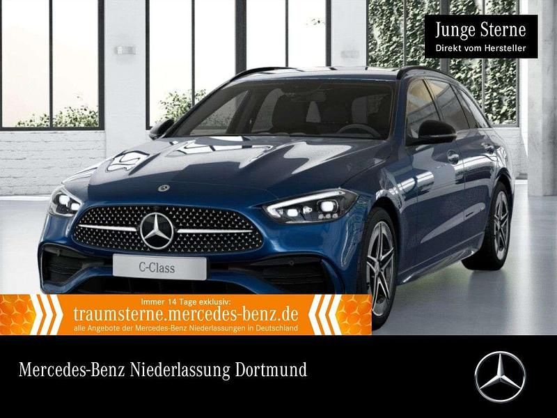 Blau Gebraucht 2024 Mercedes C300e AMG Limousine | 41.890 € (Superpreis) - Bild 1/3